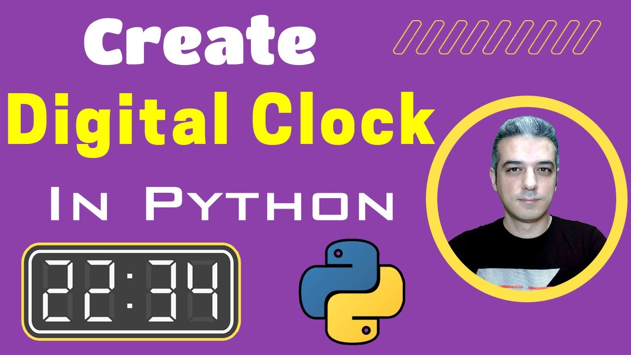 Python digital clock